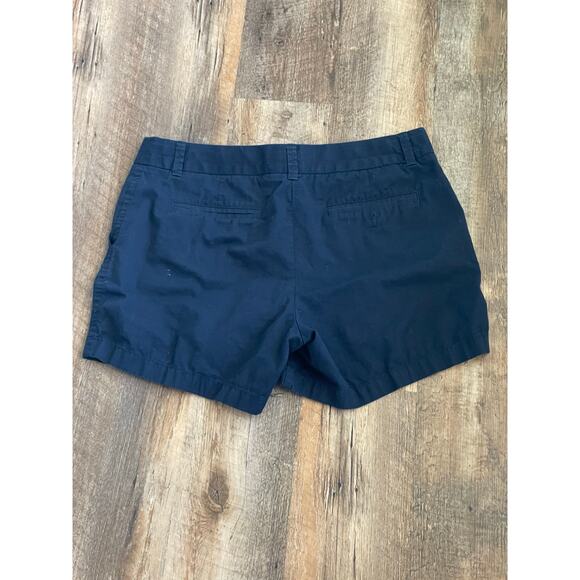 J. Crew Navy Chino shorts size 10 , 100% Cotton - Picture 2 of 7